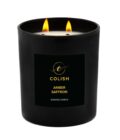 Amber Saffron Scented Candle