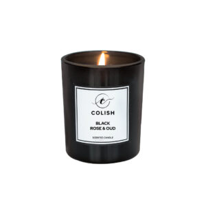 Black Rose Oud Scented Candle
