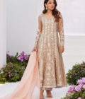 Charlene Sand Embroidered Kalidaar With Dupatta