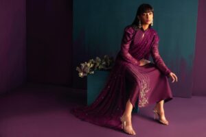 Burgundy Rawsilk