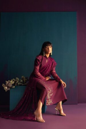 Burgundy Rawsilk