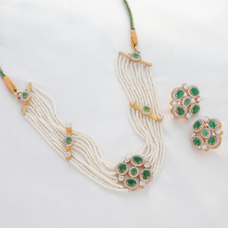Squared Emerald Set