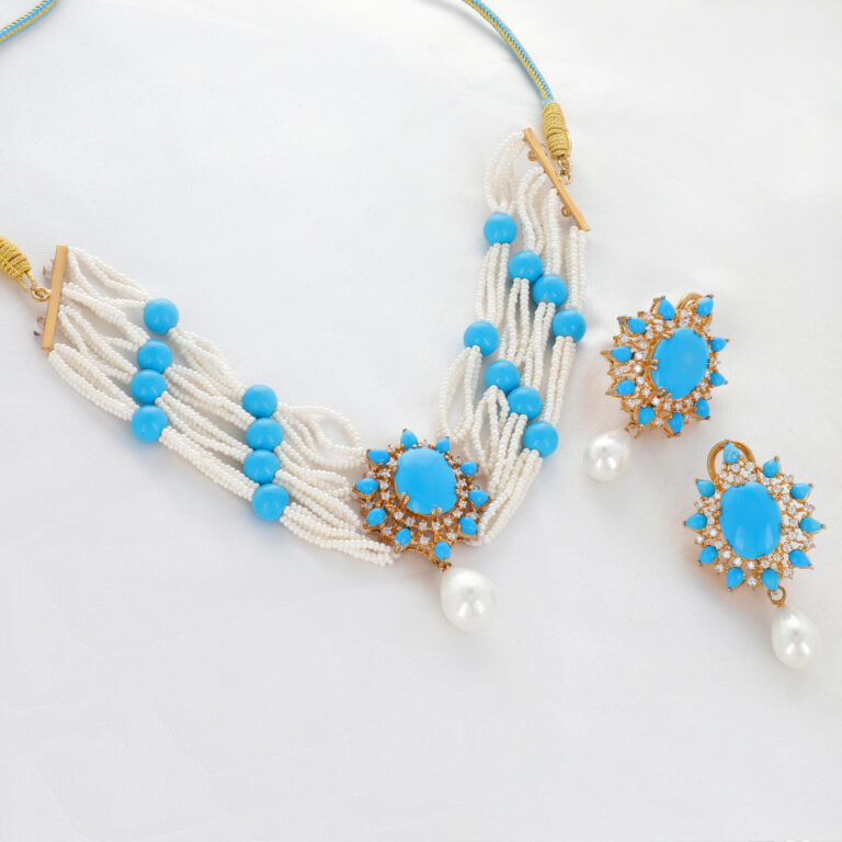 Turquoise Droplet Set