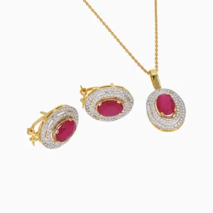 Circular Ruby Set