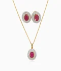 Circular Ruby Set