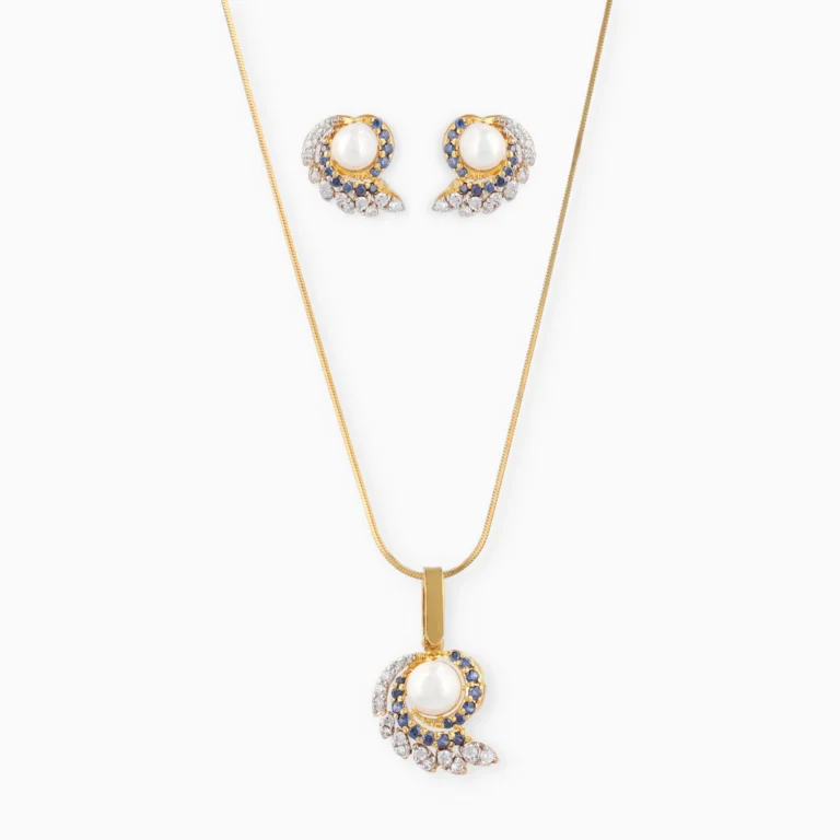 Royal Sapphire Pearl Set - Image 2