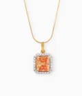 Square Champagne Locket Set - Image 2