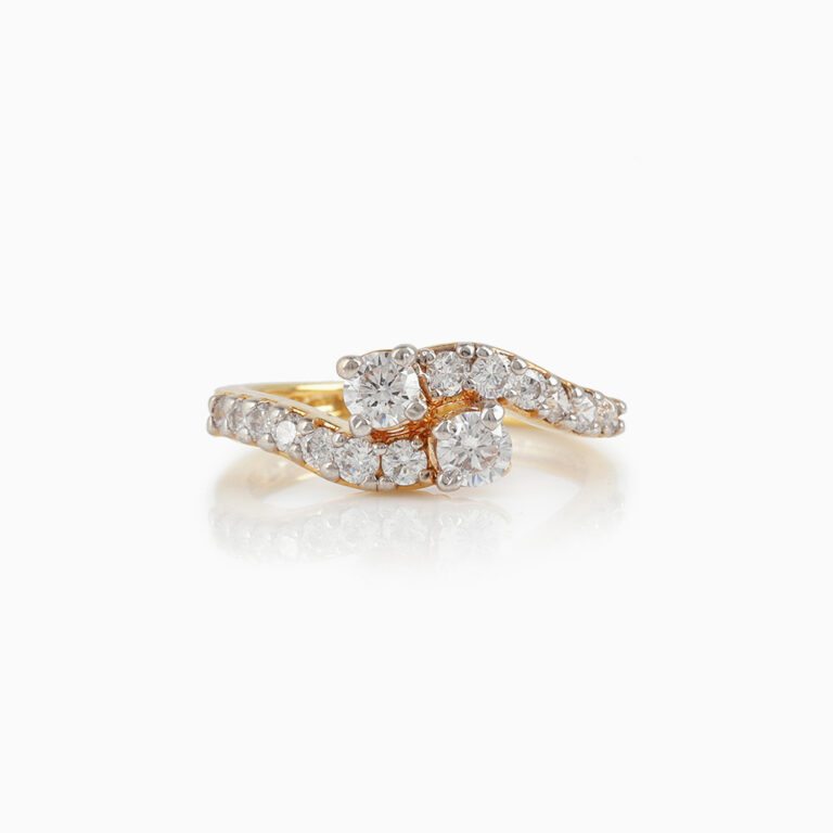Snow Moon Diamante Ring