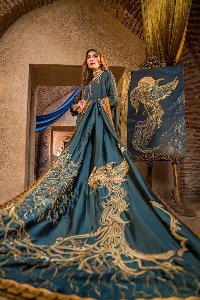 Simurgh Kaftan & Pants – Qurat ul Ain - Image 3