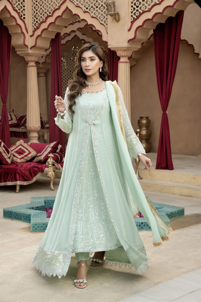 Kurti-B-005-Aqua - Image 4