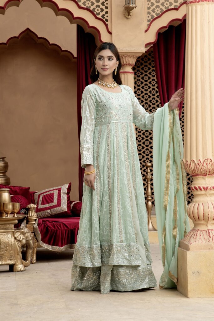 Kurti-B-007-Aqua - Image 4