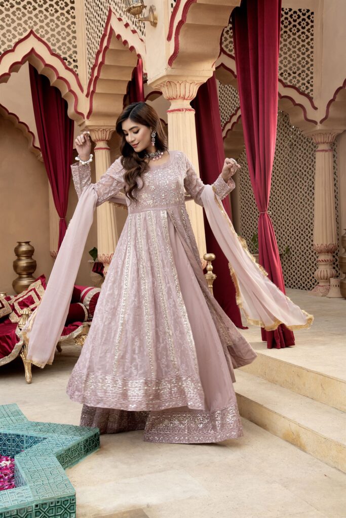 Kurti-B-007-Lilac - Image 5