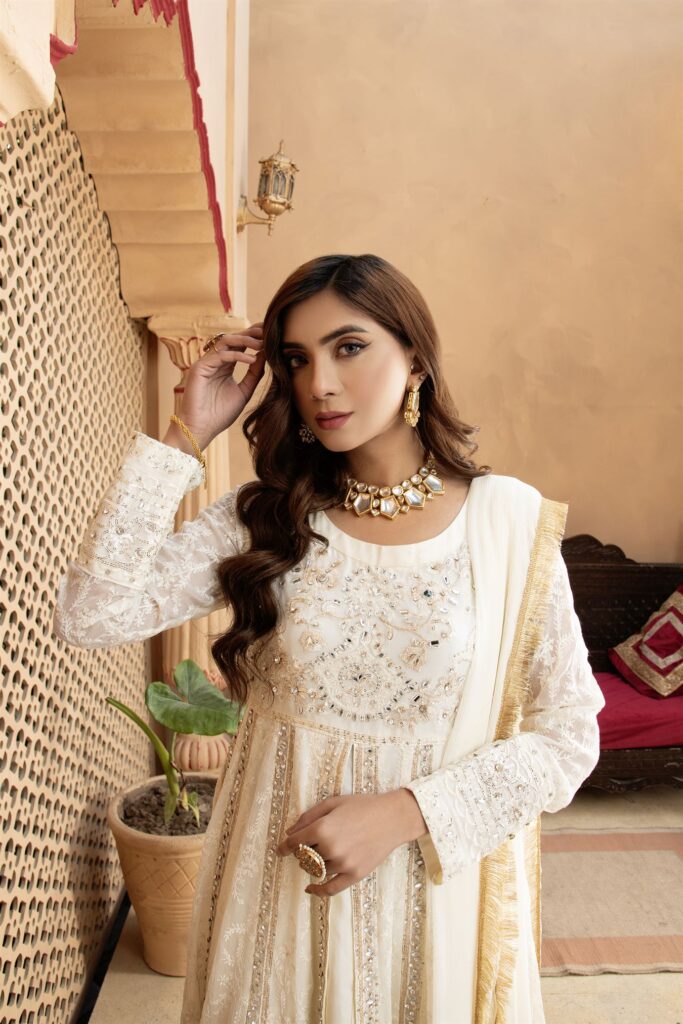 Kurti-B-007-Off White - Image 2
