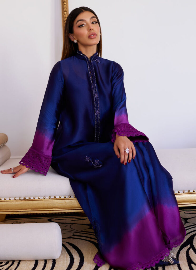 Morgana Ombre Shisha Silk Long Shirt - Image 2