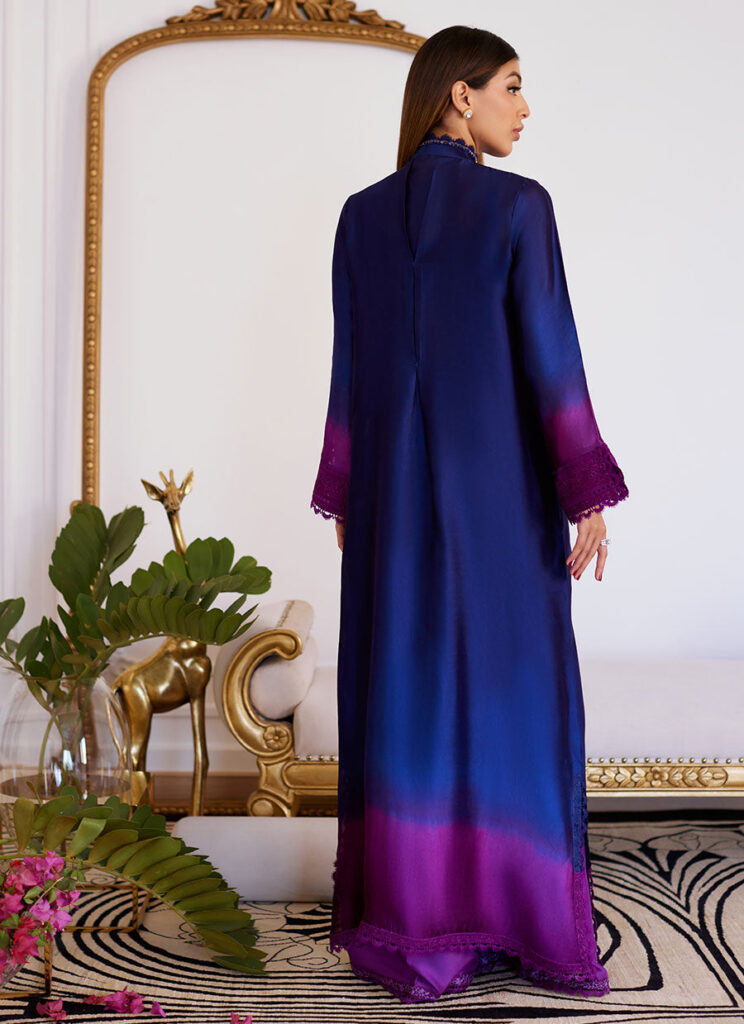 Morgana Ombre Shisha Silk Long Shirt - Image 3