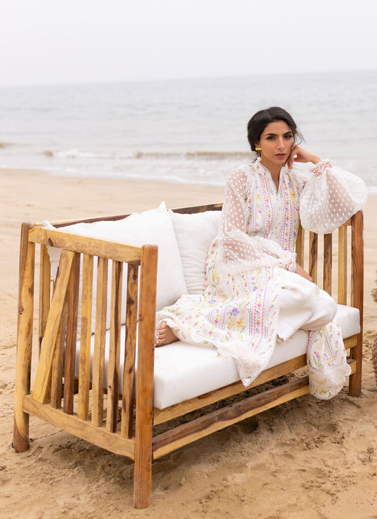 Nixie Ivory Floral Shirt - Image 5