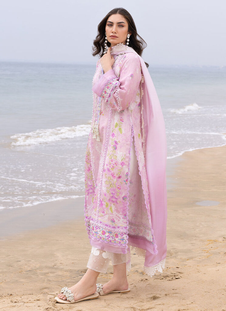 Sydney Blush Shirt And Dupatta - Image 8