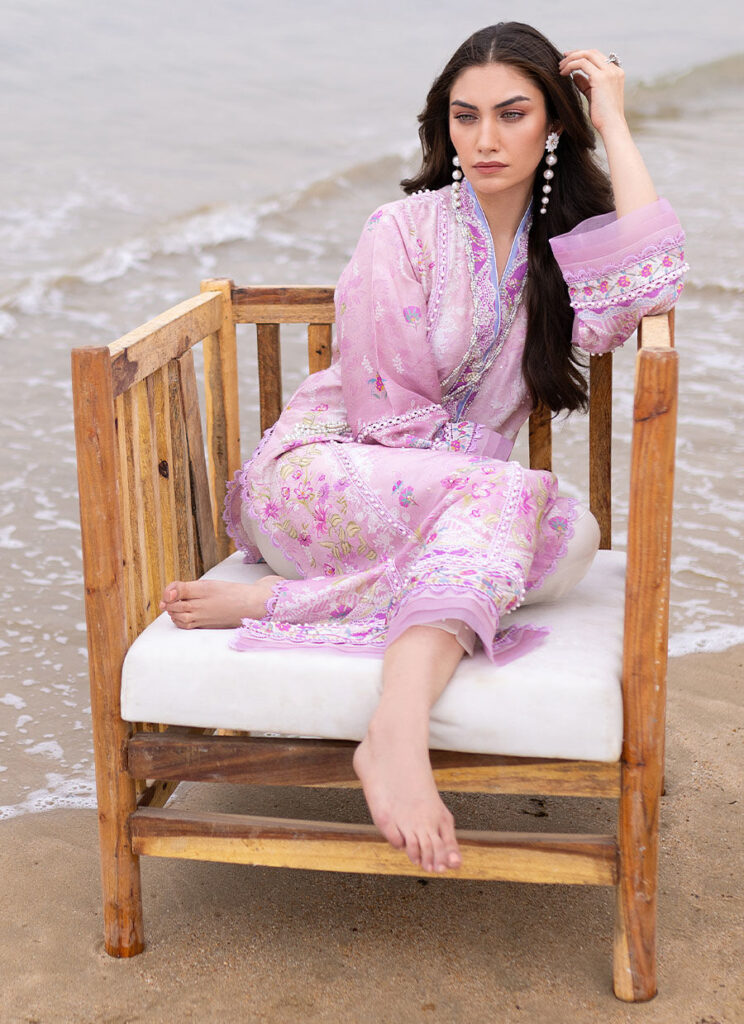Sydney Blush Shirt And Dupatta - Image 11