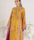 Palmira Mustard Shirt And Dupatta - Image 3