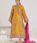 Palmira Mustard Shirt And Dupatta - Image 4