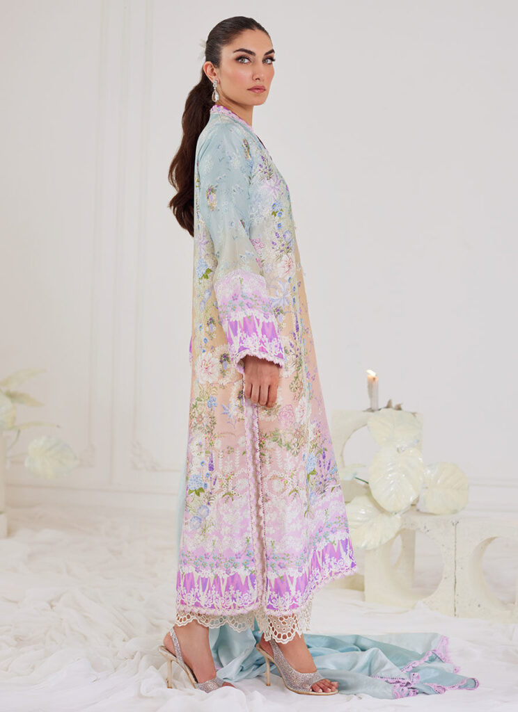 Teresa Ombre Shirt And Dupatta - Image 5