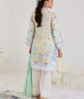 Paz Aqua Shirt And Dupatta - Image 5