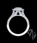 Zircon Cushion Solitaire Ring - Image 4
