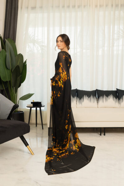 Midnight Breeze Saree - Image 2