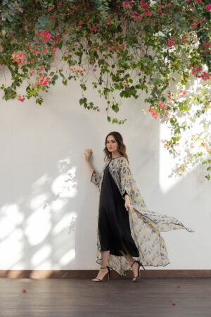 Printed Shrug And Slip Dress