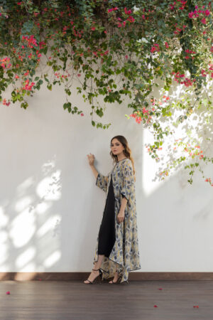 Printed Shrug And Slip Dress