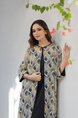 Printed Shrug And Slip Dress
