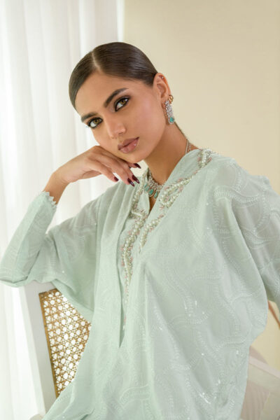 Azure Mint Kaftan - Image 4