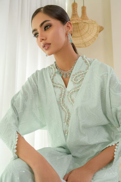 Azure Mint Kaftan - Image 5