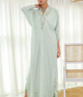 Azure Mint Kaftan - Image 7