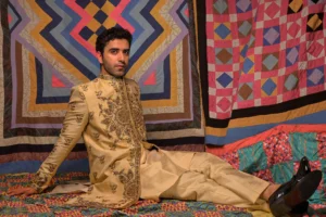 Gold Sherwani -02