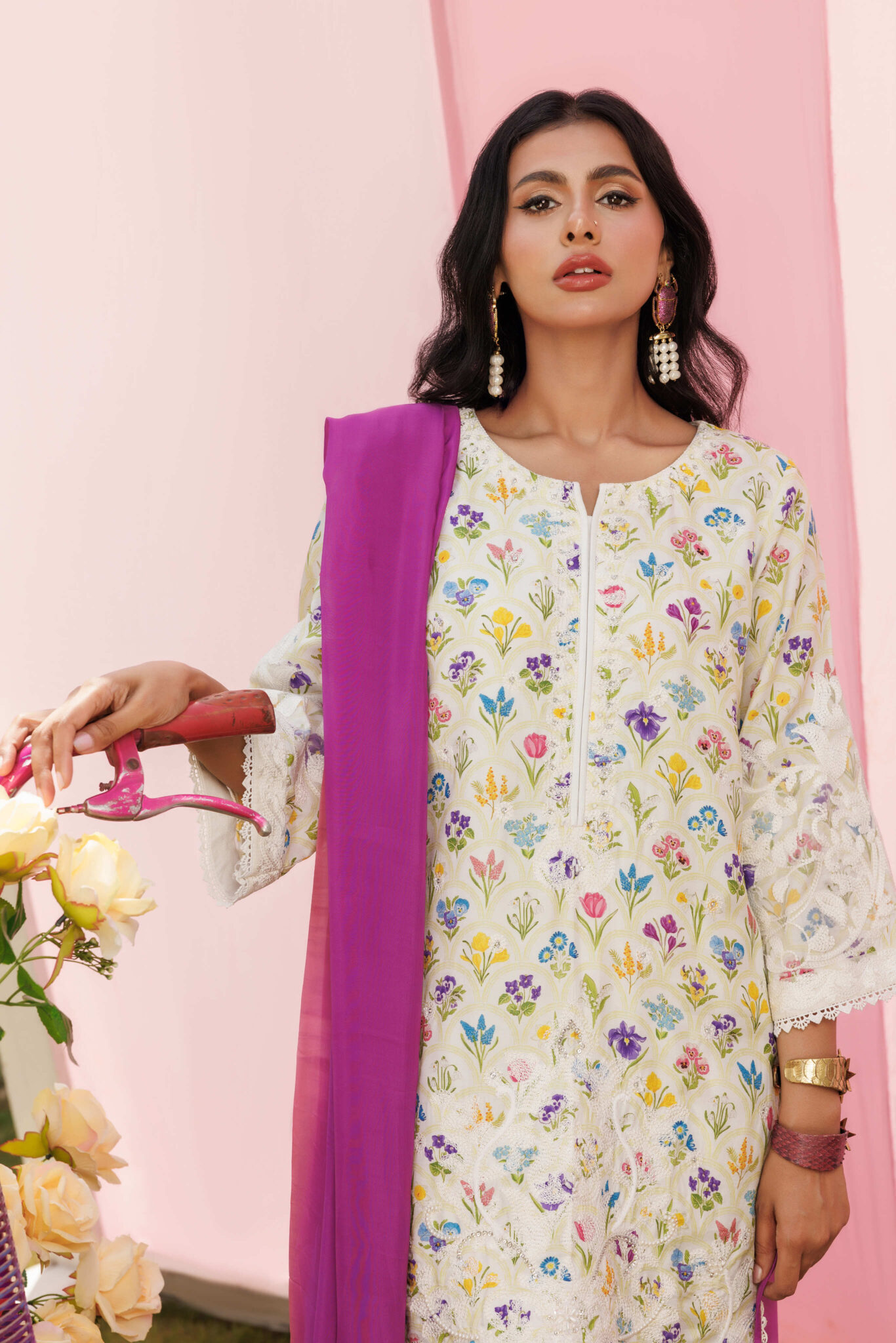 Dori Delight Silk Fusion Ensemble – Ayesha Ibrahim – Ensemble Pakistan