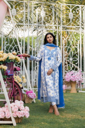 Azure Blossom Silk Ensemble