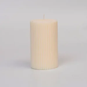 Pillar Candle Inspired by Tall Elevated Design Similar to a Pillar