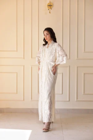 Lara Kaftan In White