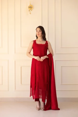 Maha Set In Ruby Red