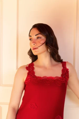 Maha Set In Ruby Red