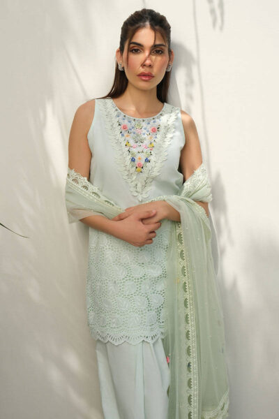 Mint Florals With Pants - Image 5