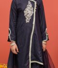 Cotton Embroidered 3 Piece Suit | 8425 - Image 3