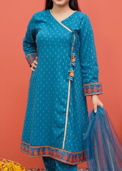 Cotton Embroidered 3 Piece Suit | 8375 - Image 5