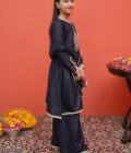 Cotton Embroidered 3 Piece Suit | 8425 - Image 6