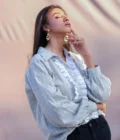 Ruffle front shirt - Image 2