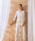 Khayal by Shaista Hasan - Glistening Pearl - Shimmer Georgette - 3 Piece