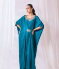 Khayal by Shaista Hasan - Kaftan - Silk Kaftan - 1 Piece - Image 6