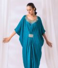 Khayal by Shaista Hasan - Kaftan - Silk Kaftan - 1 Piece - Image 5