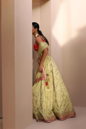 Hira Sea Green Lehenga